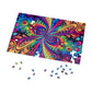 NeonInfinityVibe. - Neon Trippy Infinity Patterns Puzzle 30, 110, 252, and 1000 Pieces