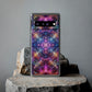 Neon Infinity Maze. Infinity Patterns Art Polycarbonate Phone Case