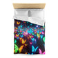 Adamo di Benvenuto - NEON Butterflies Microfiber Duvet Cover