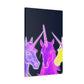 Neon Unicorn Dreamscape NEON Unicorns Art Canvas