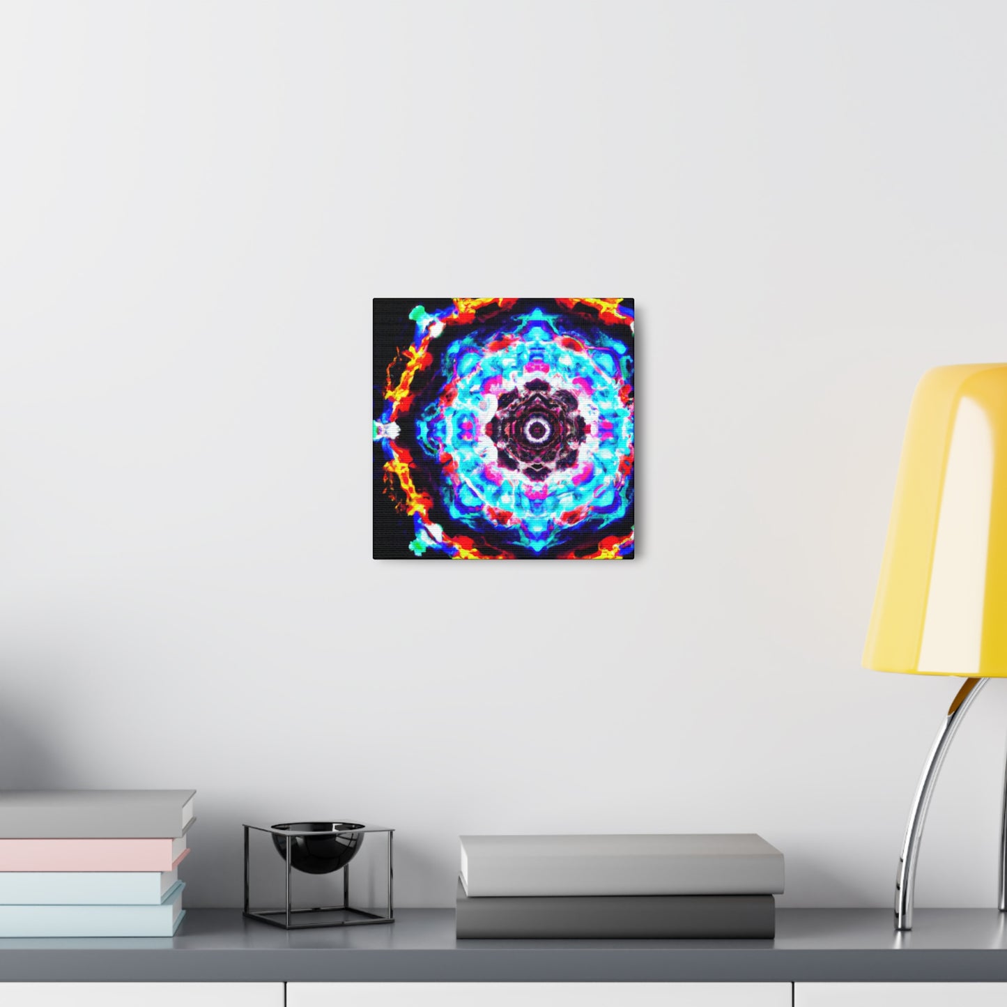 Vivid Vortex Immersion Trippy Infinity Patterns Art Canvas