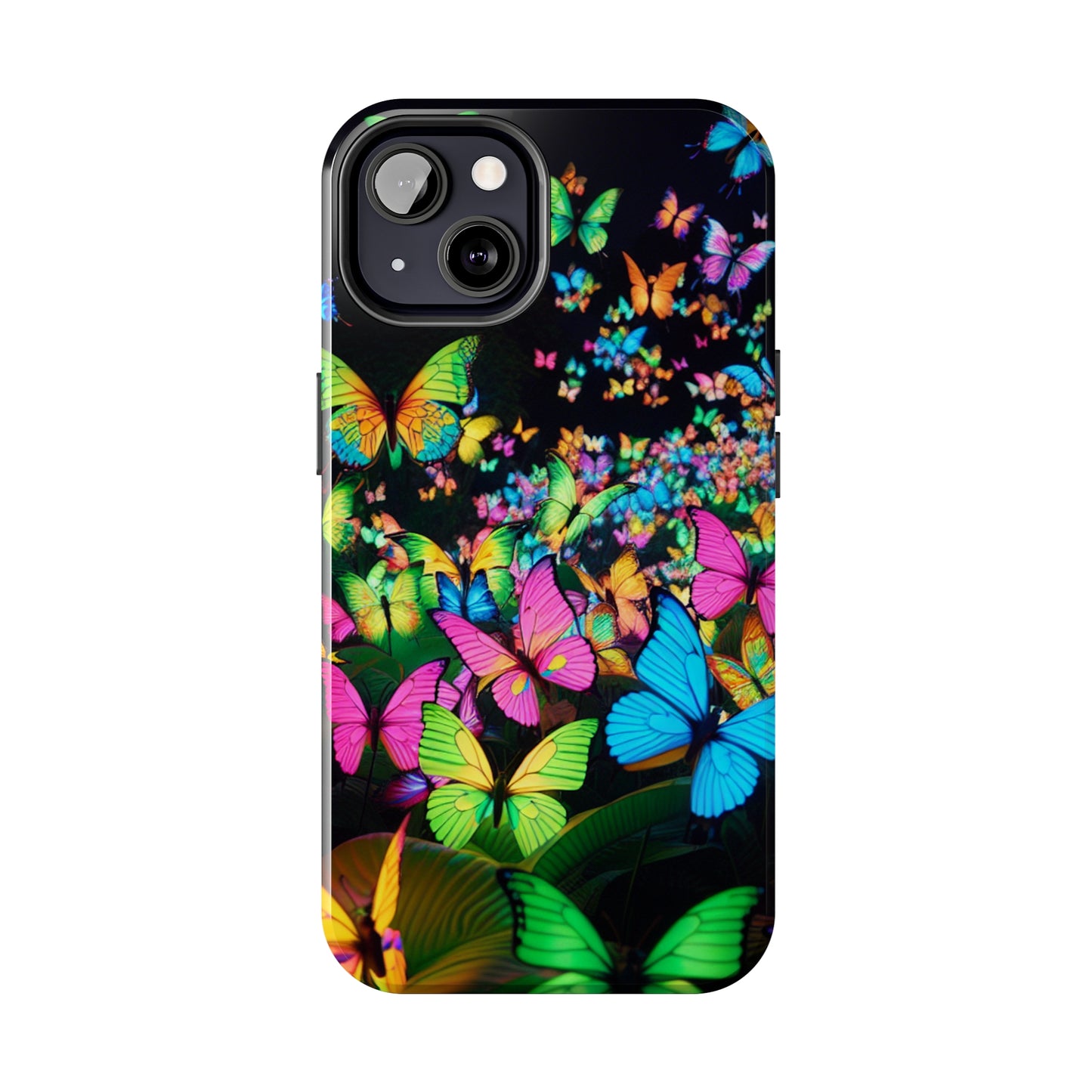 Neon Butterfly Congregation. NEON Butterflies Tough Phone Case