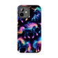 'Neon Mirage of Unicorns' NEON Unicorns Tough Phone Case