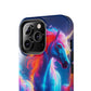 "Neon Dreamscapes: A Pride of Unicorns" NEON Unicorns Tough Phone Case