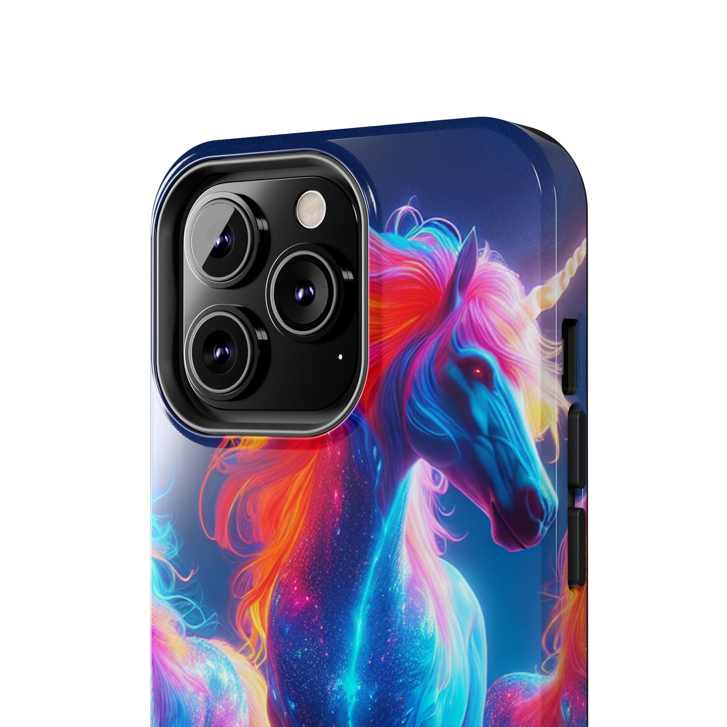 "Neon Dreamscapes: A Pride of Unicorns" NEON Unicorns Tough Phone Case