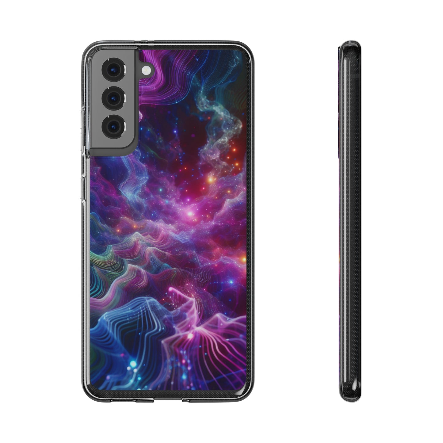 Neon Infinity Swirlz Infinity Patterns Art Polycarbonate Phone Case