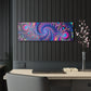 "Psychedelic Spacetime Dance" Trippy infity Pattern 1/4" Glossy Acrylic Art