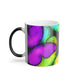 "Illuminated Utopia" Neon Butterflies 11oz Color Morphing Mug