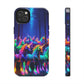 Vivid Unicorn Pack NEON Unicorns Tough Phone Case Iphone 7 8 9 10 11 12 13 14 Pro Max Mini Plus XR XS SE
