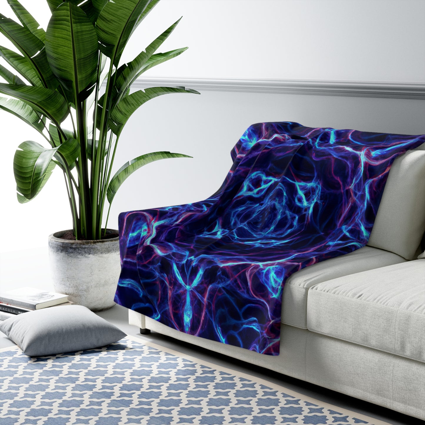 Giovanni Bellini - Trippy Infinity Patterns Sherpa Blanket