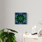 Neon Infinity Maze. Trippy Infinity Patterns Acrylic Art Panel