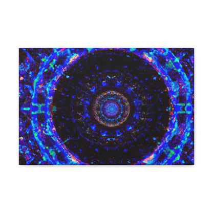 Cosmic Kaleidoscope Visions Trippy Infinity Patterns Art Canvas
