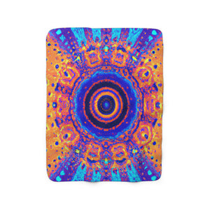 Leonardo da Vincianto. - Trippy Infinity Patterns Sherpa Blanket