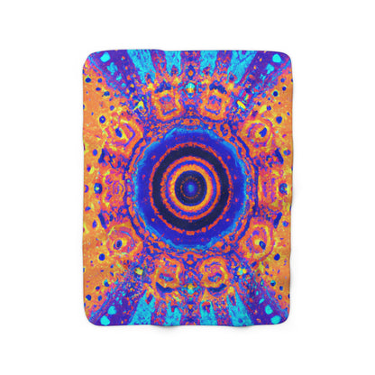 Leonardo da Vincianto. - Trippy Infinity Patterns Sherpa Blanket