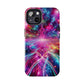 Vortex of Luminescence. Trippy Infinity Patterns Tough Phone Case