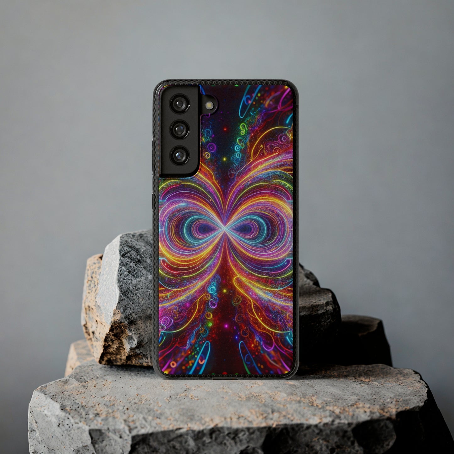 Neon Infinity Vortex Infinity Patterns Art Polycarbonate Phone Case