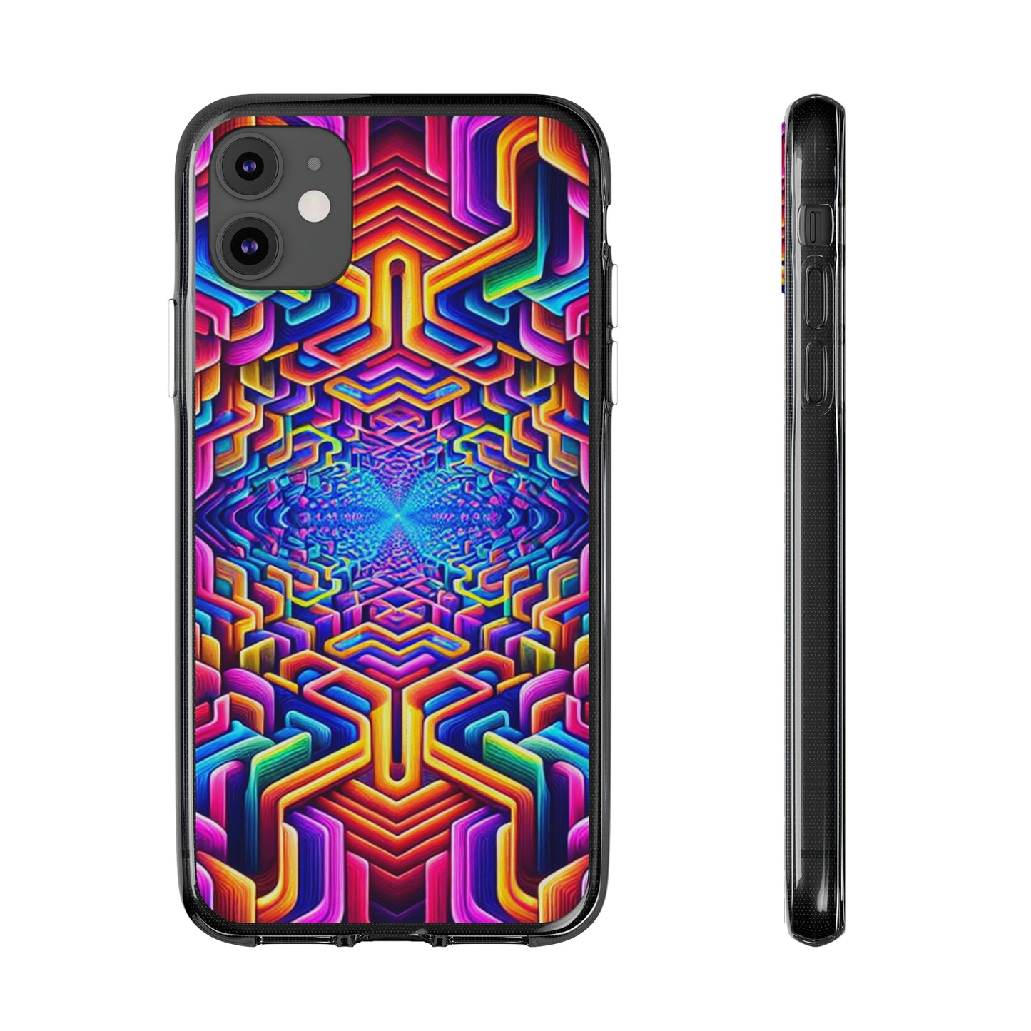 Vibrant Trippin' Infinity Infinity Patterns Art Polycarbonate Phone Case