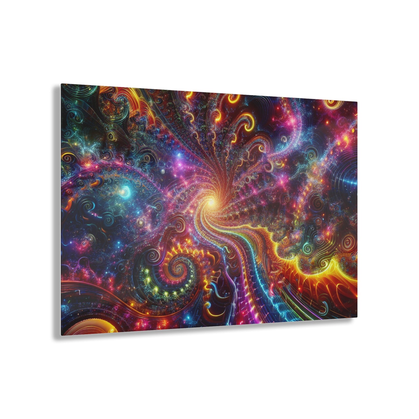 Interstellar Illuminexion Trippy infinity Pattern 1/4" Glossy Acrylic Art