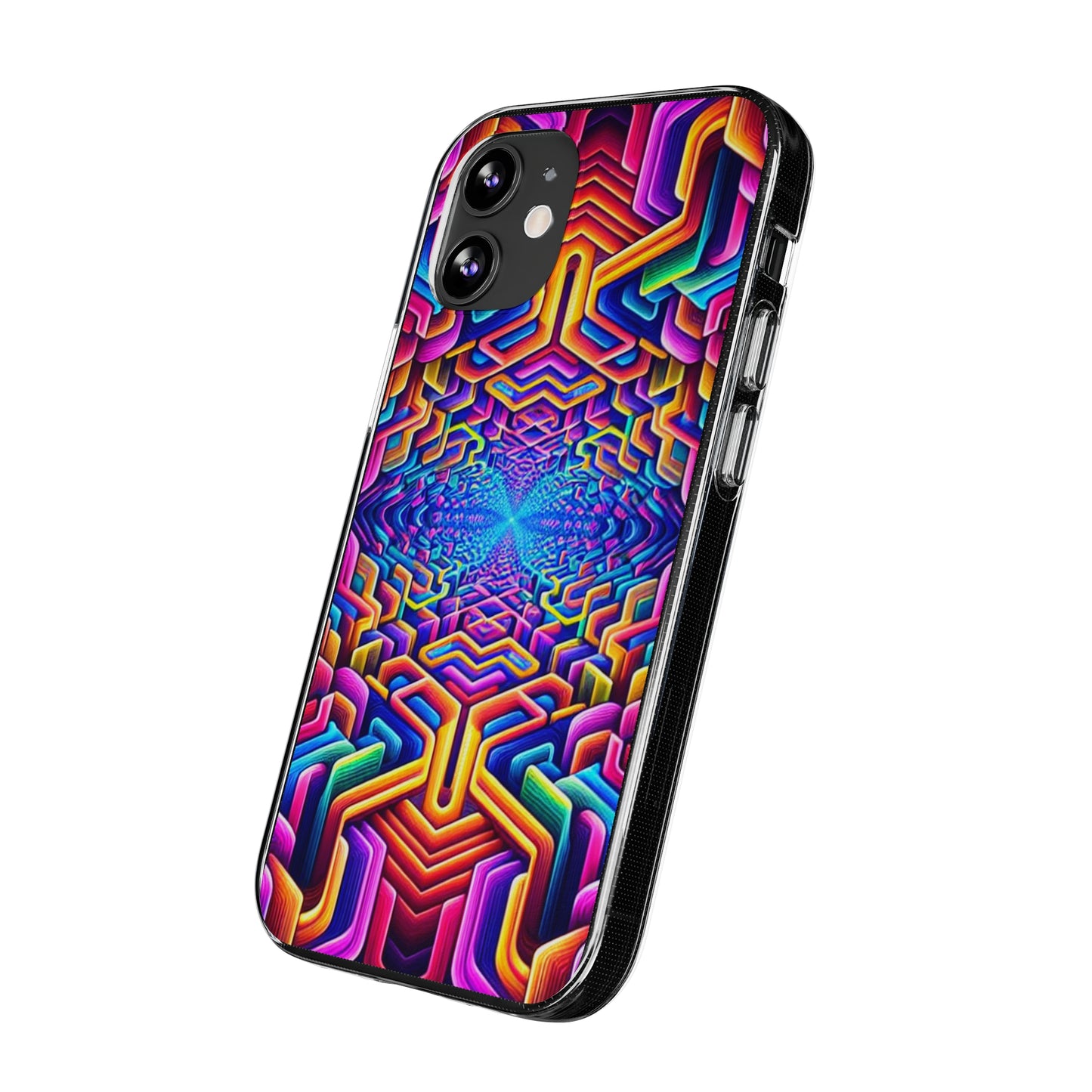 Vibrant Trippin' Infinity Infinity Patterns Art Polycarbonate Phone Case