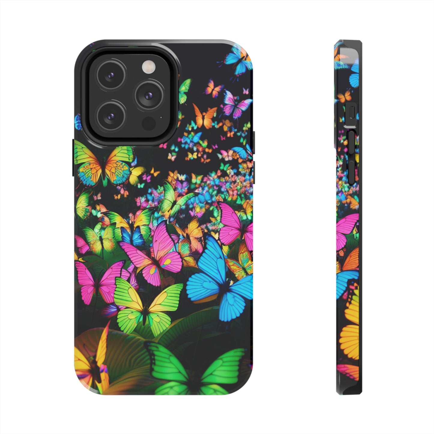 Neon Butterfly Congregation. NEON Butterflies Tough Phone Case