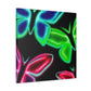 Neon Butterflies Cascade. Neon Butterflies  Art Canvas