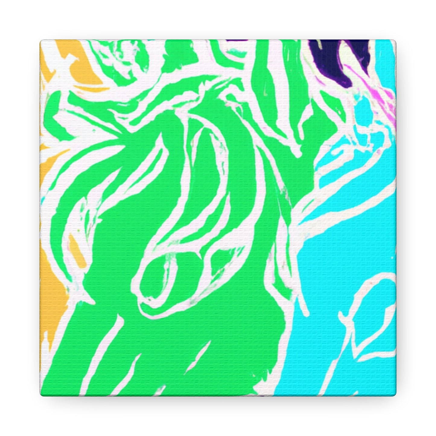 Neon Herd-scape NEON Unicorns Art Canvas