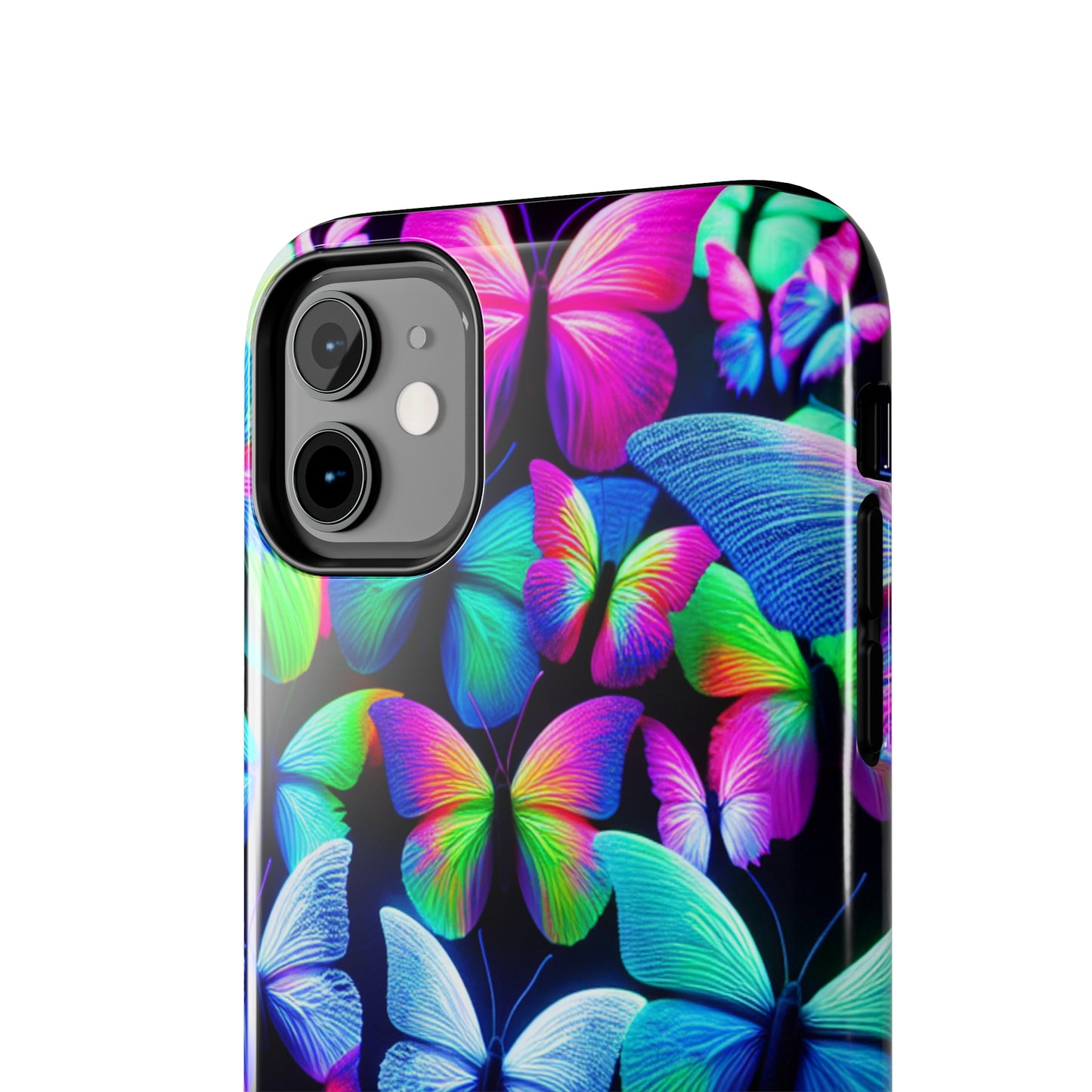"Neon Splendor" NEON Butterflies Tough Phone Case