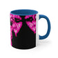Vibrant Neon Butterfly Soiree Butterflies 11oz Mug