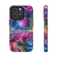 Vortex of Chromatic Wonder Trippy Infinity Patterns Tough Phone Case