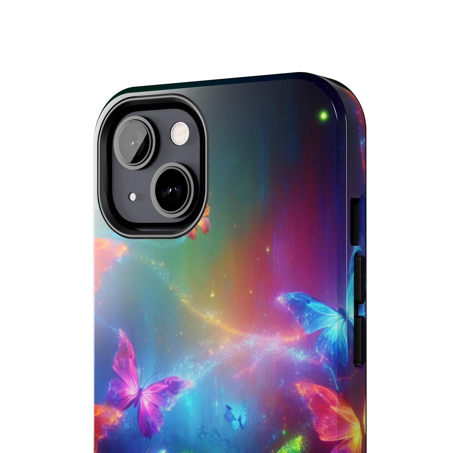 "Glow of the Luminous Butterflies" NEON Butterflies Tough Phone Case