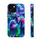 Vivid Dreamscape of Neon Unicorns Neon Unicorns Premium Art Magsafe Magnet Tough IPhone 13 14 15 Pro Plus Max and Mini in Matte and Glossy Phone cases