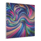 "Infinite Parallax of Neon Hues" Trippy infinity Pattern 1/4" Glossy Acrylic Art