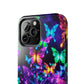 "Vibrance in Flight" NEON Butterflies Tough Phone Case