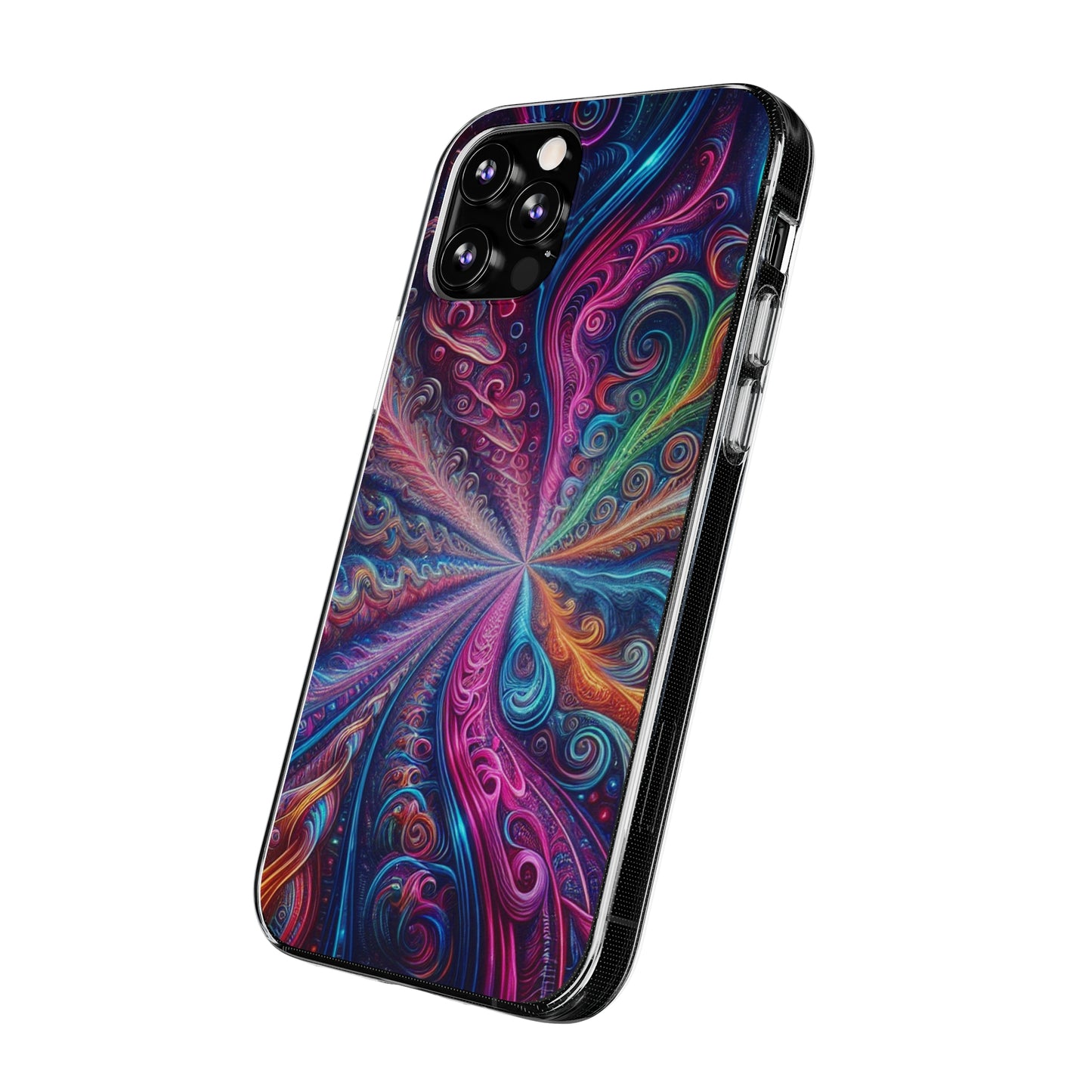 "Infinite Electrify" Infinity Patterns Art Polycarbonate Phone Case