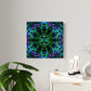 Neon Infinity Maze. Trippy Infinity Patterns Acrylic Art Panel