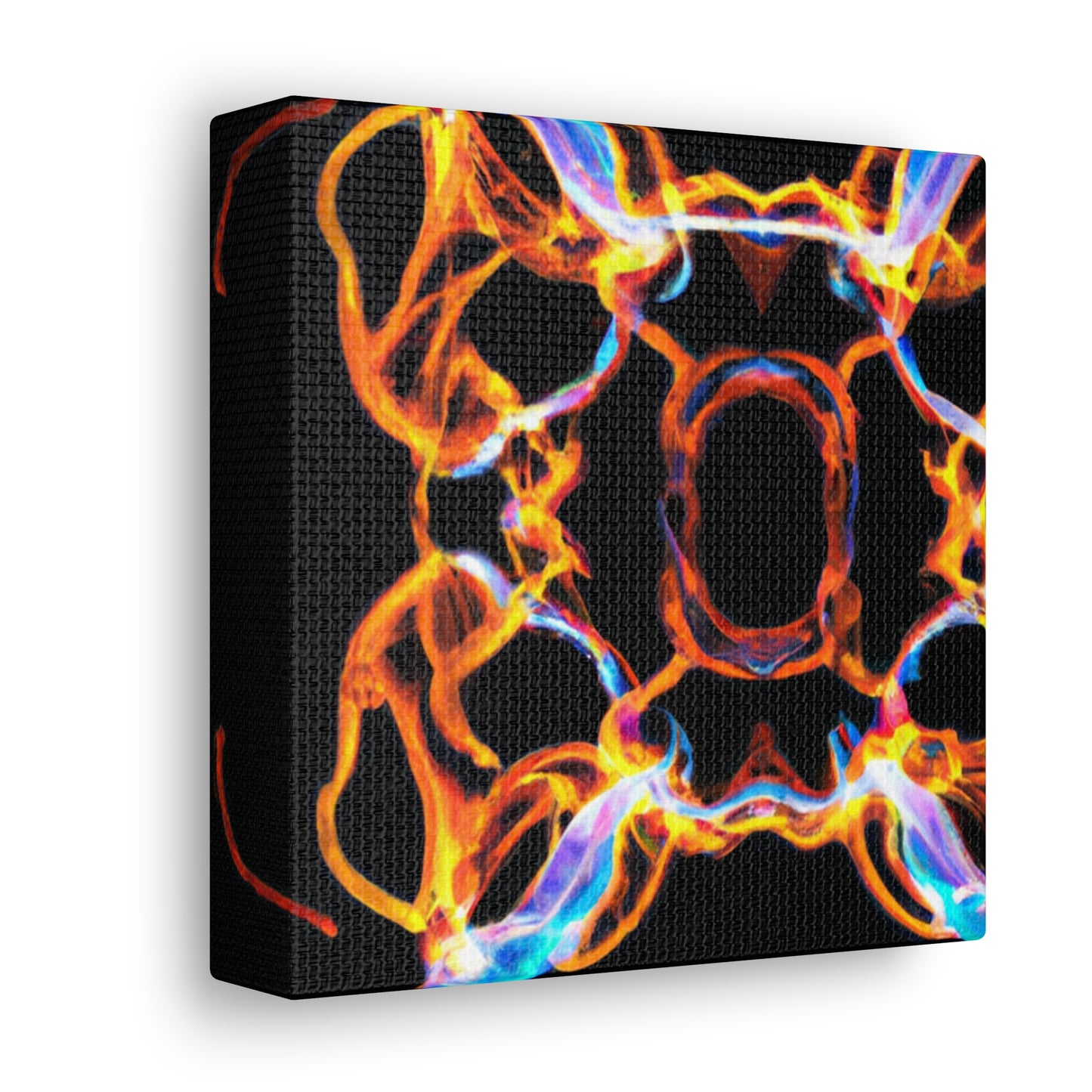 Psychedelic Infinity Orbitals. Trippy Infinity Patterns Art Canvas
