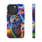 Neon Night Owls. NEON Owls Tough Phone Case