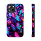Neon Moth Flutter. NEON Butterflies Tough Phone Case