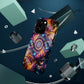 Cosmic Chromatic Mirage. Neon Trippy Infinity Patterns Premium Art Magsafe Magnet Tough IPhone 13 14 15 Pro Plus Max and Mini in Matte and Glossy Phone cases