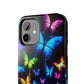 "Electric Flutterby Glow" NEON Butterflies Tough Phone Case