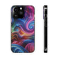 Neon Dreamscapes Infinity Patterns Art Polycarbonate Phone Case