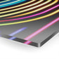 Neon Infinity Fantasia. Trippy infity Pattern 1/4" Glossy Acrylic Art