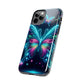 "Neon Butterfly Glo-Rama" NEON Butterflies Tough Phone Case Iphone 6 7 8 9 10 11 12 13 14 SE X XR XS Pro Max Mini Plus