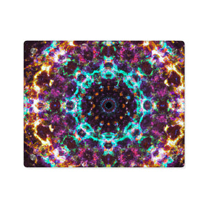 Electric Dreamscape. Trippy Infinity Patterns Acrylic Art Panel