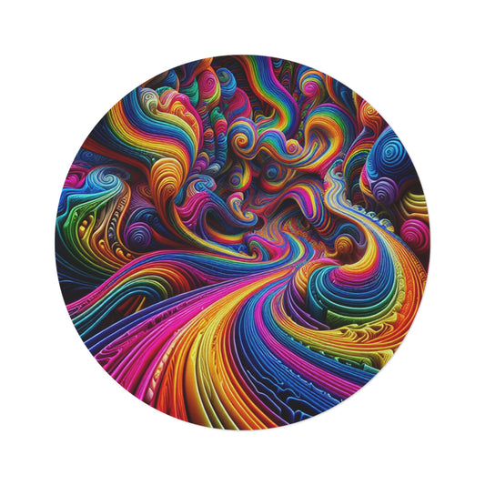 Neonomic Infinity Infinity Patterns Round Rug