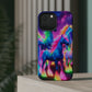 Neon Unicorn Congregation Neon Unicorns Premium Art Magsafe Magnet Tough IPhone 13 14 15 Pro Plus Max and Mini in Matte and Glossy Phone cases