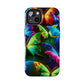 Neon Nectar Flutter. NEON Butterflies Tough Phone Case