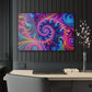 "Infinite Vibrance" Trippy infity Pattern 1/4" Glossy Acrylic Art