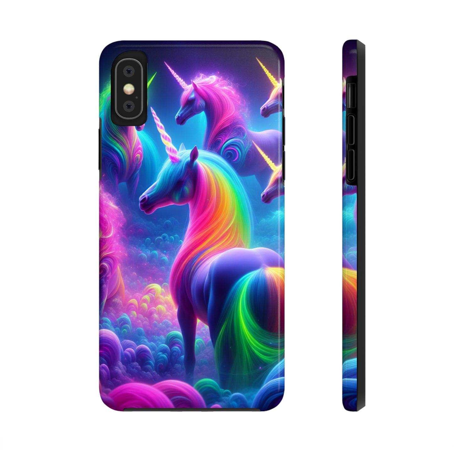 "Dreamworld Enchantment" NEON Unicorns Tough Phone Case