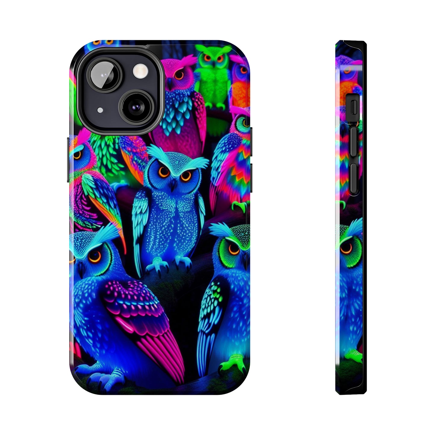 Neon Luminance Owls NEON Owls Tough Phone Case